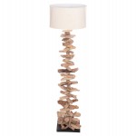 ΔΙΑΚΟΣΜΗΤΙΚΟ ΦΩΤΙΣΤΙΚΟ ΔΑΠΕΔΟΥ ALTAR HM4430 DRIFTWOOD--ΛΕΥΚΟ PVC Φ45x155Υεκ.