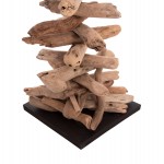 ΔΙΑΚΟΣΜΗΤΙΚΟ ΦΩΤΙΣΤΙΚΟ ΔΑΠΕΔΟΥ ALTAR HM4430 DRIFTWOOD--ΛΕΥΚΟ PVC Φ45x155Υεκ.