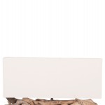 ΕΠΙΤΡΑΠΕΖΙΟ ΟΡΘΟΓΩΝΙΟ ΦΩΤΙΣΤΙΚΟ TWIGGY HM4432 DRIFTWOOD & ΛΕΥΚΟ ΚΑΠΕΛΟ 50x16,5x38Υεκ.