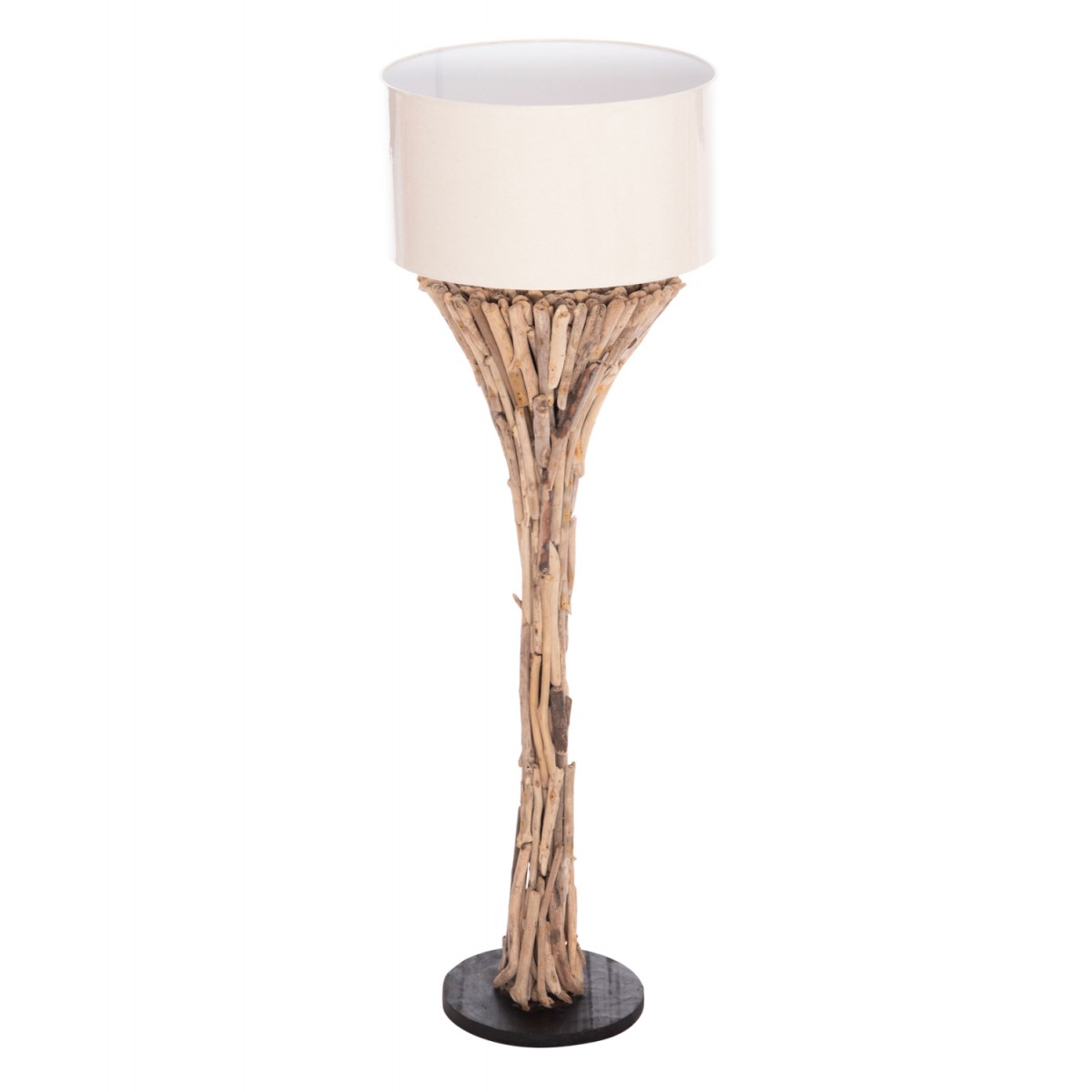 ΔΙΑΚΟΣΜΗΤΙΚΟ ΦΩΤΙΣΤΙΚΟ ΔΑΠΕΔΟΥ ALTAR HM4433 DRIFTWOOD--ΛΕΥΚΟ PVC Φ45x142Υεκ.