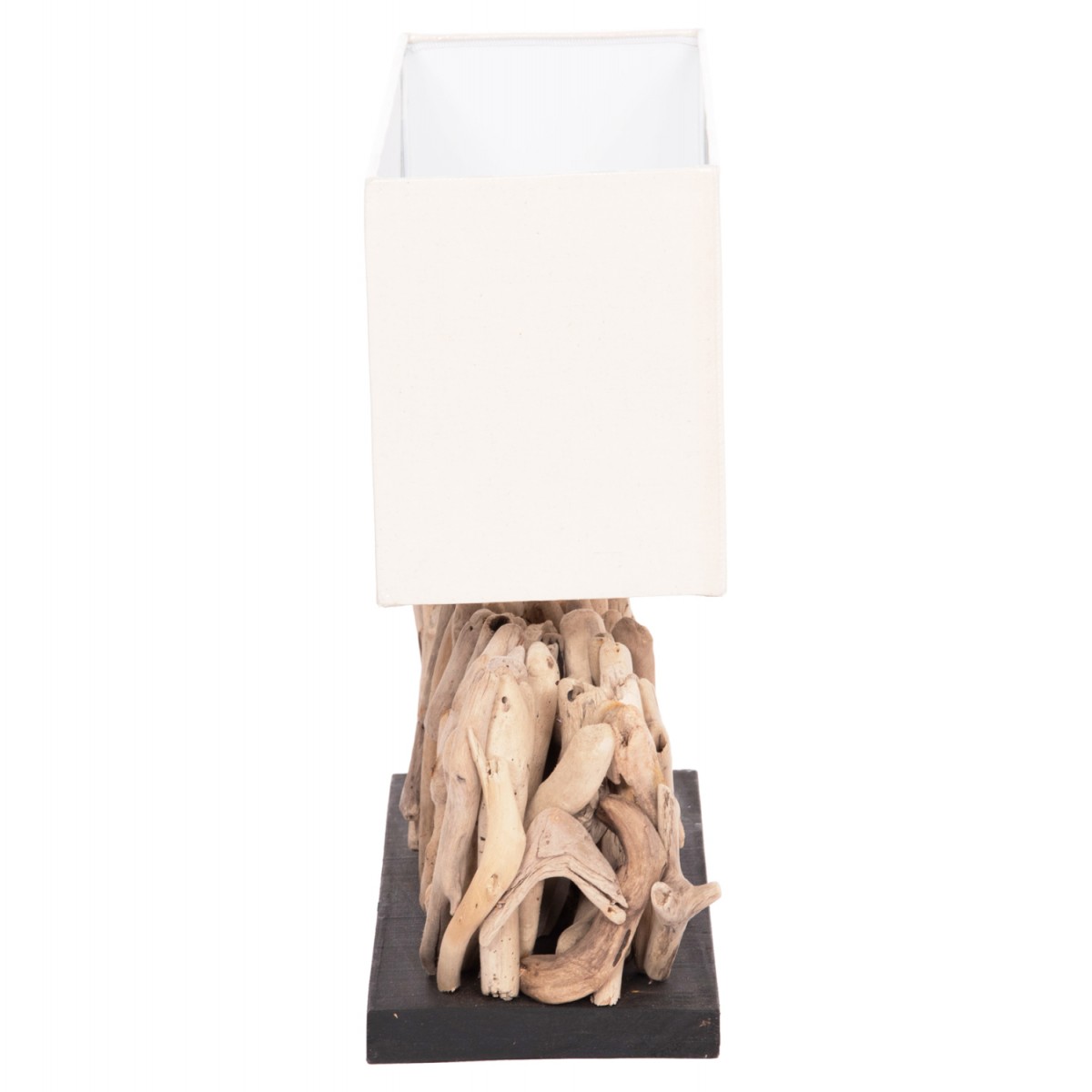 ΕΠΙΤΡΑΠΕΖΙΟ ΟΡΘΟΓΩΝΙΟ ΦΩΤΙΣΤΙΚΟ TWIGGY HM4434 DRIFTWOOD & ΛΕΥΚΟ ΚΑΠΕΛΟ 56x16.5x43Υεκ.