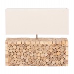 ΕΠΙΤΡΑΠΕΖΙΟ ΦΩΤΙΣΤΙΚΟ TWIGGY HM4437 DRIFTWOOD & ΛΕΥΚΟ ΚΑΠΕΛΟ 50.5x16x45.5Υεκ.