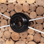 ΕΠΙΤΡΑΠΕΖΙΟ ΦΩΤΙΣΤΙΚΟ TWIGGY HM4437 DRIFTWOOD & ΛΕΥΚΟ ΚΑΠΕΛΟ 50.5x16x45.5Υεκ.