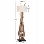 ΔΙΑΚΟΣΜΗΤΙΚΟ ΦΩΤΙΣΤΙΚΟ ΔΑΠΕΔΟΥ ALTAR HM4872 DRIFTWOOD--ΛΕΥΚΟ PVC Φ44.5x167Υεκ.