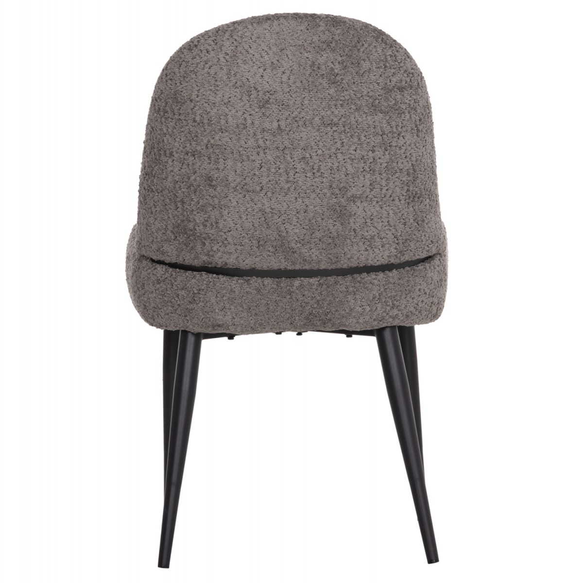 ΚΑΡΕΚΛΑ SARKY HM8585.11 ΥΦΑΣΜΑ ΜΠΟΥΚΛΕ ΓΚΡΙ ΜΕ ΜΕΤΑΛΛΙΚΑ ΠΟΔΙΑ 56x64x88Yεκ.