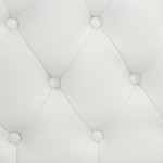 ΑΝΑΚΛΙΝΔΡΟ T.CHESTERFIELD NIOVI HM3007.02 PU ΛΕΥΚΟ-ΜΑΥΡΑ ΠΟΔΙΑ 190x61x84Yεκ.