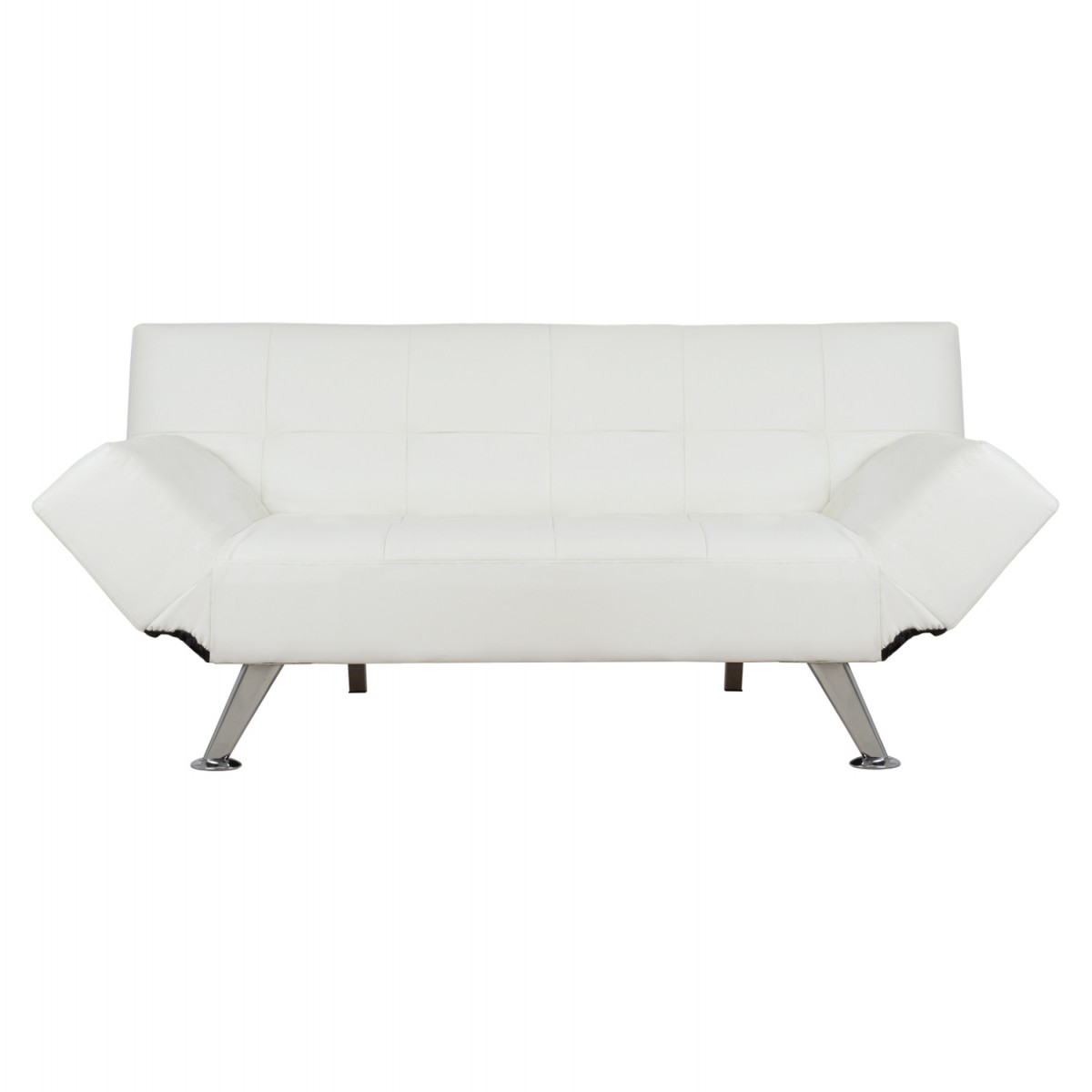 ΚΑΝΑΠΕΣ ΚΡΕΒΑΤΙ HM3001.01 THOM ΜΕ ΑΝΑΔΙΠΛΟΥΜΕΝΑ ΜΠΡΑΤΣΑ ΛΕΥΚΟ PU 189x93x82Υεκ.