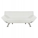 ΚΑΝΑΠΕΣ ΚΡΕΒΑΤΙ HM3001.01 THOM ΜΕ ΑΝΑΔΙΠΛΟΥΜΕΝΑ ΜΠΡΑΤΣΑ ΛΕΥΚΟ PU 189x93x82Υεκ.