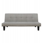 ΚΑΝΑΠΕΣ ΚΡΕΒΑΤΙ ODESSA HM3000.01 ΥΦΑΣΜΑ ΜΠΕΖ 179x80x79 εκ.