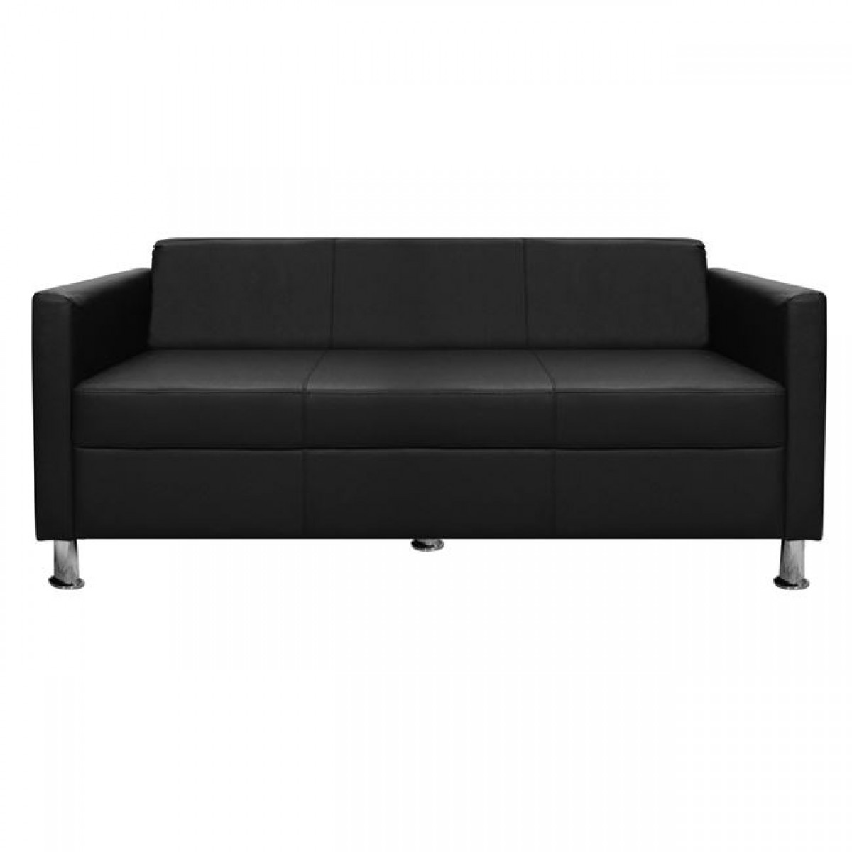 ΚΑΝΑΠΕΣ 3 ΘΕΣΙΟΣ CUBO PU ΜΑΥΡΟ HM3034.02 173χ71χ73Υεκ.