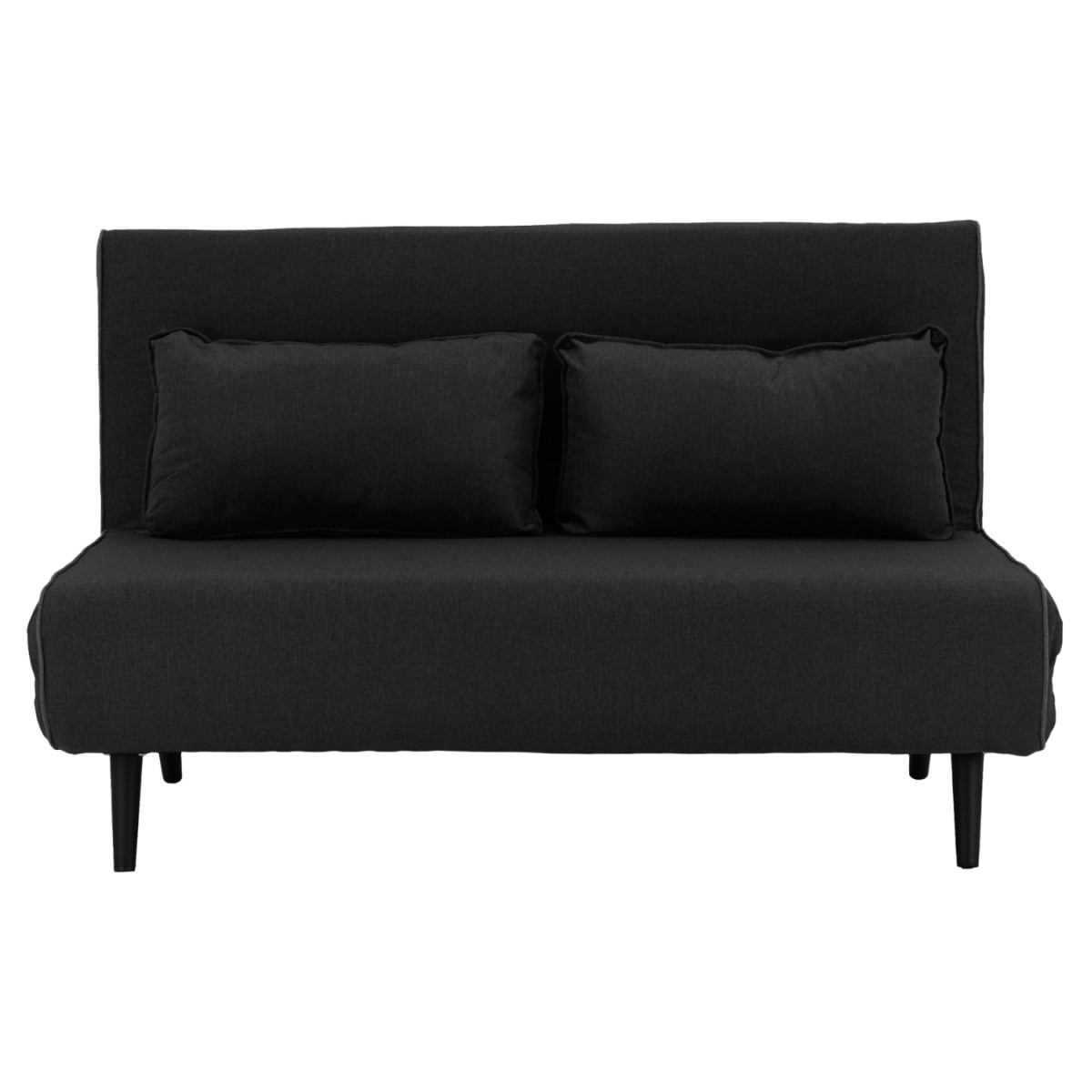 ΚΑΝΑΠΕΣ ΚΡΕΒΑΤΙ 2 ΑΤΟΜΩΝ ASMA HM3077.03 ΣΚΟΥΡΟ ΓΚΡΙ ΥΦΑΣΜΑ 140x80x77Yεκ.