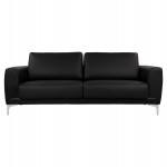 ΚΑΝΑΠΕΣ 3ΘΕΣΙΟΣ KENZIE HM3121.31 ΜΕ ΜΑΥΡΟ PU 190x81x81 εκ.