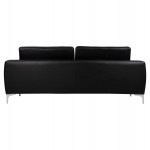 ΚΑΝΑΠΕΣ 3ΘΕΣΙΟΣ KENZIE HM3121.31 ΜΕ ΜΑΥΡΟ PU 190x81x81 εκ.