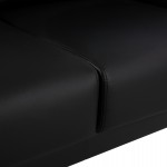 ΚΑΝΑΠΕΣ 3ΘΕΣΙΟΣ KENZIE HM3121.31 ΜΕ ΜΑΥΡΟ PU 190x81x81 εκ.