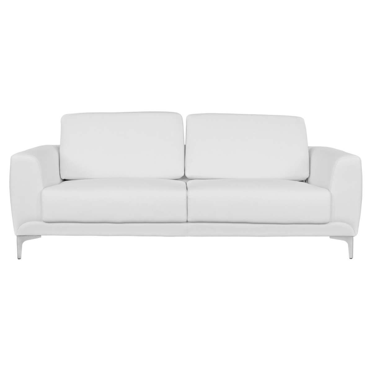 ΚΑΝΑΠΕΣ 3ΘΕΣΙΟΣ KENZIE HM3121.32 ΜΕ ΛΕΥΚΟ PU 190x81x81 εκ.