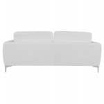 ΚΑΝΑΠΕΣ 3ΘΕΣΙΟΣ KENZIE HM3121.32 ΜΕ ΛΕΥΚΟ PU 190x81x81 εκ.