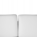 ΚΑΝΑΠΕΣ 3ΘΕΣΙΟΣ KENZIE HM3121.32 ΜΕ ΛΕΥΚΟ PU 190x81x81 εκ.