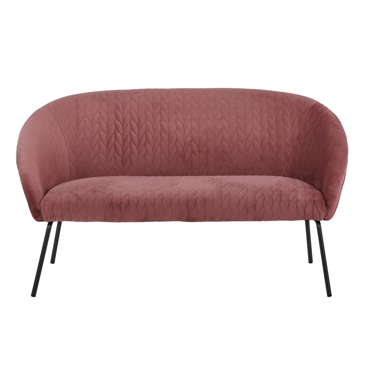 ΚΑΝΑΠΕΣ 2ΘΕΣΙΟΣ JOYCE ΒΕΛΟΥΔΟ ΣΑΠΙΟ ΜΗΛΟ ΚΑΙ ΜΕΤΑΛΛΙΚΑ ΠΟΔΙΑ 142X80X75 HM8548.02