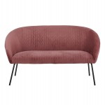 ΚΑΝΑΠΕΣ 2ΘΕΣΙΟΣ JOYCE ΒΕΛΟΥΔΟ ΣΑΠΙΟ ΜΗΛΟ ΚΑΙ ΜΕΤΑΛΛΙΚΑ ΠΟΔΙΑ 142X80X75 HM8548.02