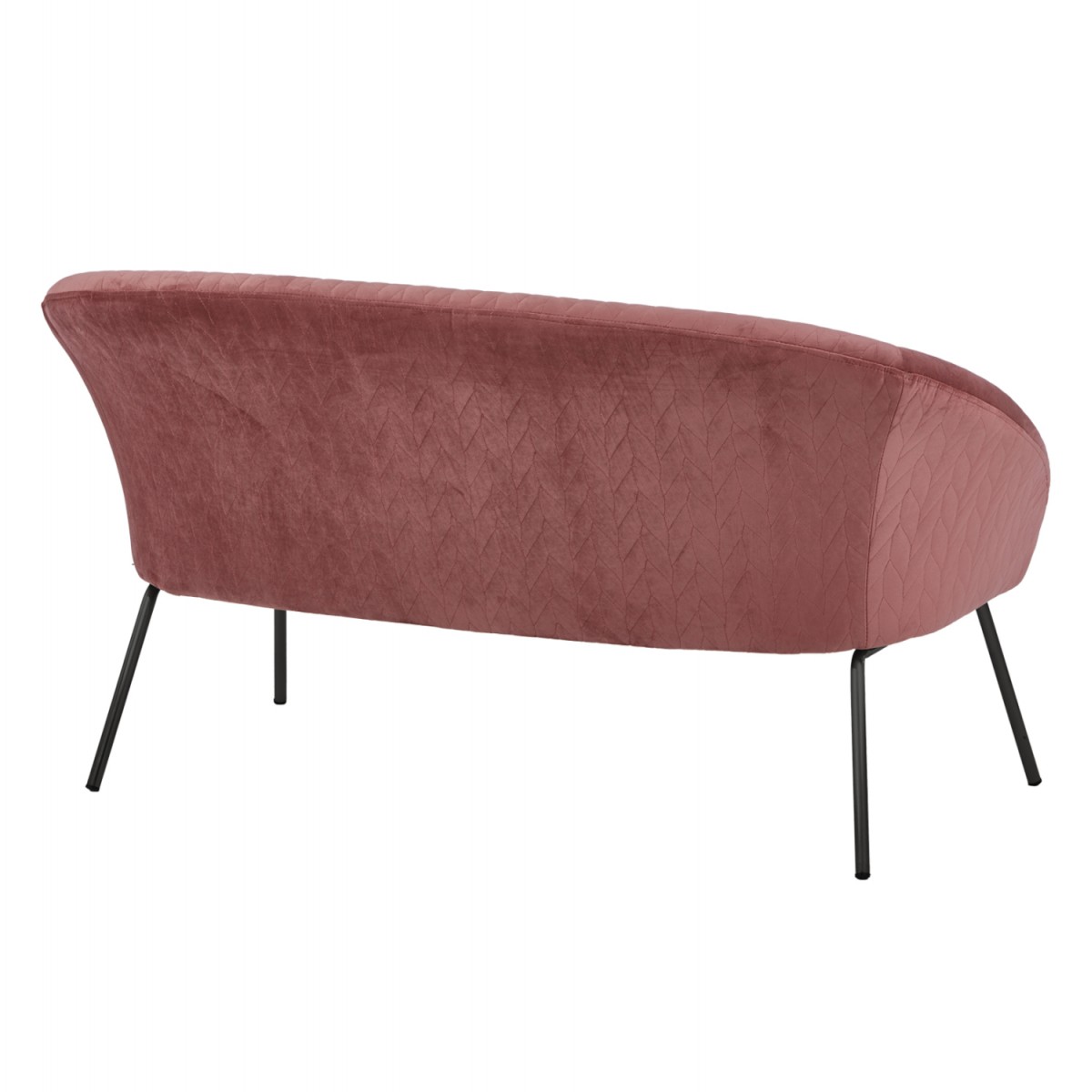 ΚΑΝΑΠΕΣ 2ΘΕΣΙΟΣ JOYCE ΒΕΛΟΥΔΟ ΣΑΠΙΟ ΜΗΛΟ ΚΑΙ ΜΕΤΑΛΛΙΚΑ ΠΟΔΙΑ 142X80X75 HM8548.02