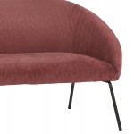 ΚΑΝΑΠΕΣ 2ΘΕΣΙΟΣ JOYCE ΒΕΛΟΥΔΟ ΣΑΠΙΟ ΜΗΛΟ ΚΑΙ ΜΕΤΑΛΛΙΚΑ ΠΟΔΙΑ 142X80X75 HM8548.02