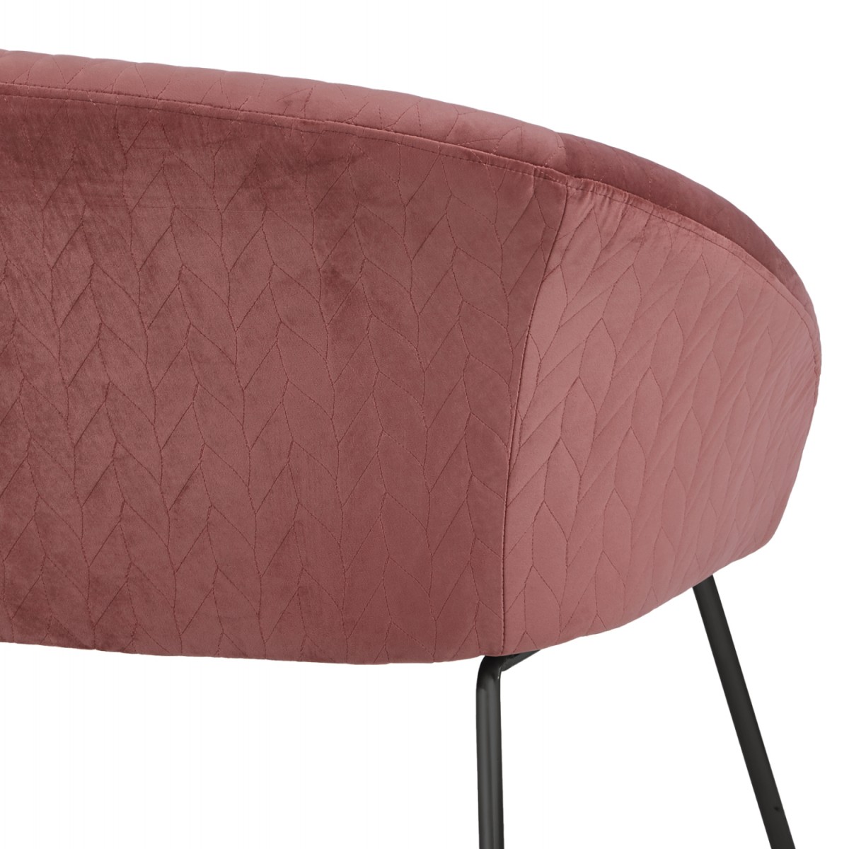 ΚΑΝΑΠΕΣ 2ΘΕΣΙΟΣ JOYCE ΒΕΛΟΥΔΟ ΣΑΠΙΟ ΜΗΛΟ ΚΑΙ ΜΕΤΑΛΛΙΚΑ ΠΟΔΙΑ 142X80X75 HM8548.02