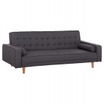 ΚΑΝΑΠΕΣ ΚΡΕΒΑΤΙ SALVADOR HM3150.01 ΓΚΡΙ ΜΕ 2 ΠΛΑΙΝΑ ΜΑΞΙΛΑΡΙΑ 222x97x80Y εκ.