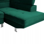 ΚΑΝΑΠΕΣ ΓΩΝΙΑ FAITH ΒΕΛΟΥΔΟ ΚΥΠΑΡΙΣΣΙ HM3156.03 254x79-160x70-84 εκ.