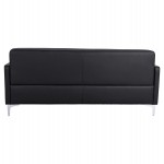 ΚΑΝΑΠΕΣ 3ΘΕΣΙΟΣ NELLIE HM3159.31 ΜΕ ΜΑΥΡΟ PU 163x71x71Υ εκ.