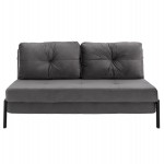 ΚΑΝΑΠΕΣ ΚΡΕΒΑΤΙ ΒΕΛΟΥΔΟ ΓΚΡΙ 2½ ΘΕΣΙΟΣ HM3079.11 151x92x66Υ εκ.