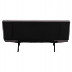 ΚΑΝΑΠΕΣ ΚΡΕΒΑΤΙ 3ΘΕΣΙΟΣ ΑΠΟ ΒΕΛΟΥΔΟ ΓΚΡΙ HM3167.01 182Χ80Χ88Υ εκ.