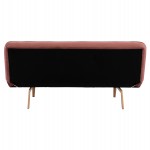 ΚΑΝΑΠΕΣ ΚΡΕΒΑΤΙ 3ΘΕΣΙΟΣ ΑΠΟ ΒΕΛΟΥΔΟ ΣΑΠΙΟ ΜΗΛΟ HM3168.02 193Χ85Χ88Υ εκ.