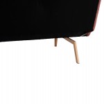 ΚΑΝΑΠΕΣ ΚΡΕΒΑΤΙ 3ΘΕΣΙΟΣ ΑΠΟ ΒΕΛΟΥΔΟ ΣΑΠΙΟ ΜΗΛΟ HM3168.02 193Χ85Χ88Υ εκ.