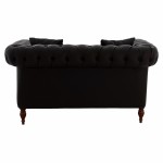 ΚΑΝΑΠΕΣ 2ΘΕΣΙΟΣ Τ. CHESTERFIELD CIELLE ΣΕ ΧΡΩΜΑ ΚΑΦΕ HM3184.03 152x85x80 εκ.