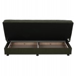 ΚΑΝΑΠΕΣ ΚΡΕΒΑΤΙ ANDRI ΤΡΙΘΕΣΙΟΣ DARK OLIVE HM3239.05 180x72x77 εκ.