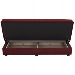 ΚΑΝΑΠΕΣ ΚΡΕΒΑΤΙ ANDRI ΤΡΙΘΕΣΙΟΣ ΚΟΚΚΙΝΟ HM3239.06 180x72x77 εκ.