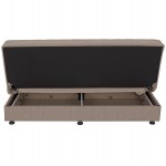 ΚΑΝΑΠΕΣ ΚΡΕΒΑΤΙ ANDRI ΤΡΙΘΕΣΙΟΣ ΜΠΕΖ HM3239.04 180x83x74Υ εκ.