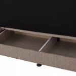 ΚΑΝΑΠΕΣ ΚΡΕΒΑΤΙ ANDRI ΤΡΙΘΕΣΙΟΣ ΜΠΕΖ HM3239.04 180x83x74Υ εκ.