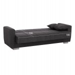 ΚΑΝΑΠΕΣ ΚΡΕΒΑΤΙ POLYA ΤΡΙΘΕΣΙΟΣ HM3240.03 ΓΚΡΙ 215x85x76Υ εκ.