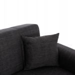 ΚΑΝΑΠΕΣ ΚΡΕΒΑΤΙ POLYA ΤΡΙΘΕΣΙΟΣ HM3240.03 ΓΚΡΙ 215x85x76Υ εκ.