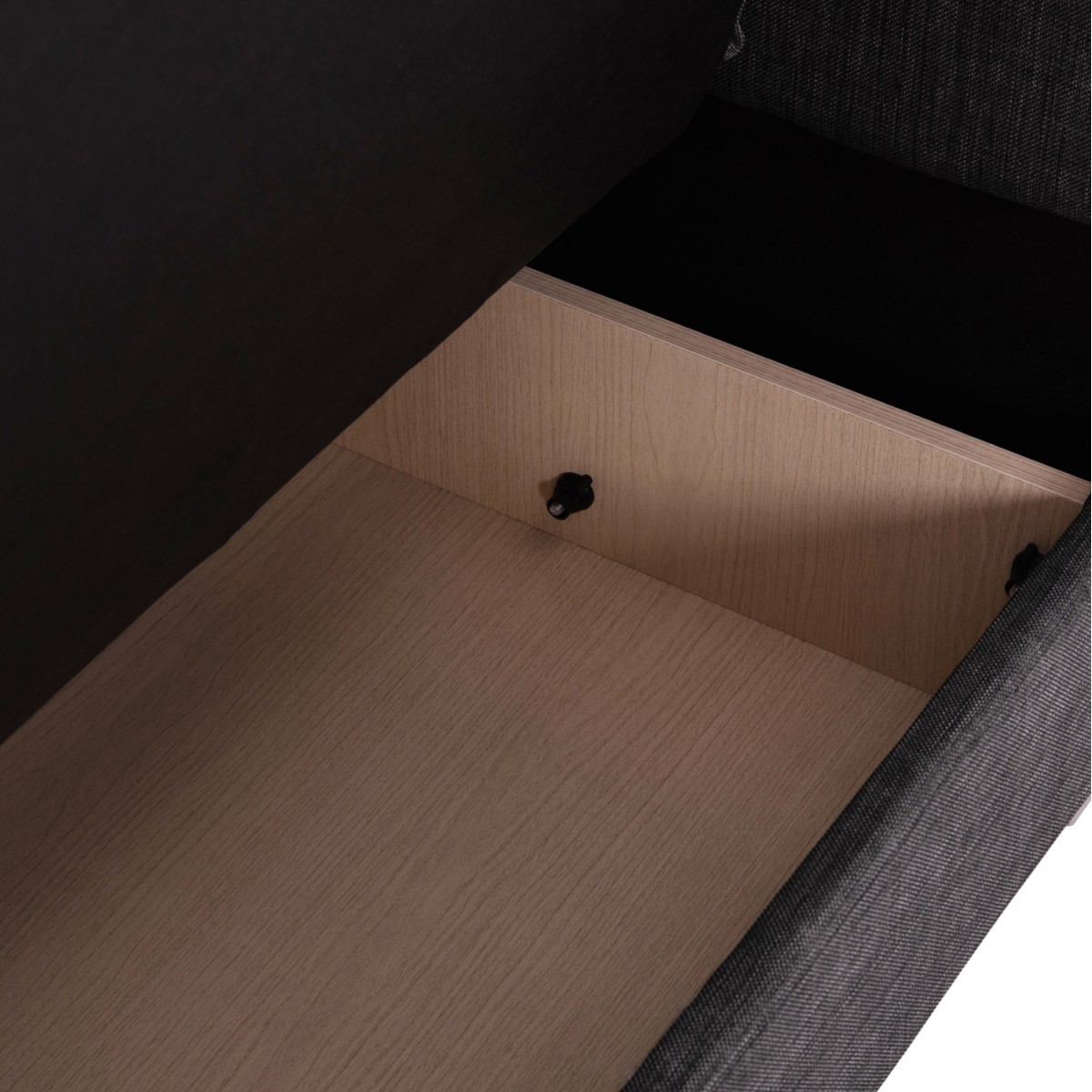 ΚΑΝΑΠΕΣ ΚΡΕΒΑΤΙ POLYA ΔΙΘΕΣΙΟΣ ΓΚΡΙ HM3241.03 153x87x77Υεκ.