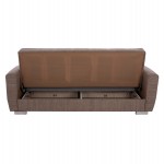 ΚΑΝΑΠΕΣ ΚΡΕΒΑΤΙ POLYA ΤΡΙΘΕΣΙΟΣ ΚΑΦΕ HM3240.02 215x80x77 εκ.