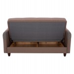 ΚΑΝΑΠΕΣ ΚΡΕΒΑΤΙ ΔΙΘΕΣΙΟΣ SANNA HM3246.01 ΜΠΕΖ 140x82x86 εκ.