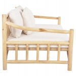 ΚΑΝΑΠΕΣ ΤΡΙΘΕΣΙΟΣ TORC HM9339 ΑΠΟ ΜΑΣΙΦ ΞΥΛΟ TΕΑK ΦΥΣΙΚΟ - ΛΕΥΚΟ 200x100x80Yεκ.