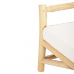 ΚΑΝΑΠΕΣ ΤΡΙΘΕΣΙΟΣ TORC HM9339 ΑΠΟ ΜΑΣΙΦ ΞΥΛΟ TΕΑK ΦΥΣΙΚΟ - ΛΕΥΚΟ 200x100x80Yεκ.