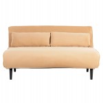 ΚΑΝΑΠΕΣ ΚΡΕΒΑΤΙ 2 ΑΤΟΜΩΝ ASMA HM3077.17 ΜΕ ΒΕΛΟΥΔΟ ΜΠΕΖ 140x80x77Yεκ.