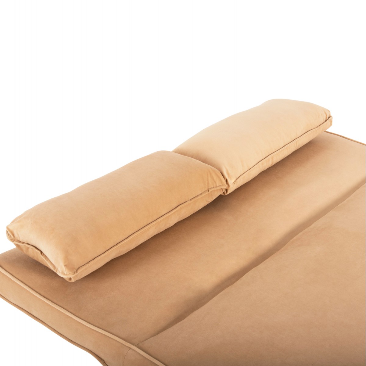 ΚΑΝΑΠΕΣ ΚΡΕΒΑΤΙ 2 ΑΤΟΜΩΝ ASMA HM3077.17 ΜΕ ΒΕΛΟΥΔΟ ΜΠΕΖ 140x80x77Yεκ.