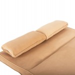 ΚΑΝΑΠΕΣ ΚΡΕΒΑΤΙ 2 ΑΤΟΜΩΝ ASMA HM3077.17 ΜΕ ΒΕΛΟΥΔΟ ΜΠΕΖ 140x80x77Yεκ.