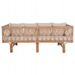 ΚΑΝΑΠΕΣ-ΚΡΕΒΑΤΙ ΕΞ. ΧΩΡΟΥ ALIKI HM9658 RATTAΝ ΦΥΣΙΚΟ-ΜΠΕΖ ΜΑΞΙΛΑΡΙΑ 200x100x86Yεκ.