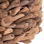 ΤΡΑΠΕΖΙ ΣΑΛΟΝΙΟΥ ΟΒΑΛ SPARROW HM9962 DRIFTWOOD--ΓΥΑΛΙ 106x55,5x50,5Υεκ.